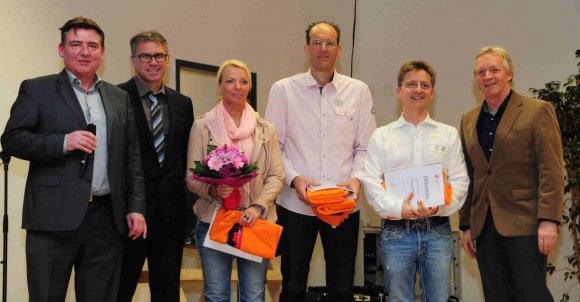 Chronisch erfolgreich: Alice Kobisch, Patrick Beringhausen und Roman Kobisch, unter anderem Deutsche Seniorenmeister im Team und Mannschaftseuropameister vom MGC Mainz.