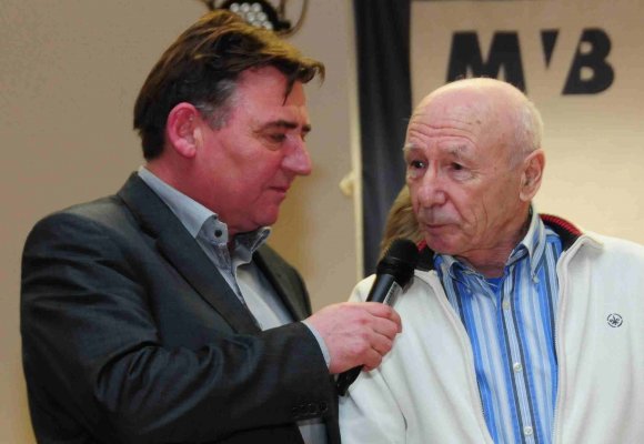 Mein lieber Scholli: Leichtathlet Günter Schollmayer war auch unter den geehrten Senioren der Älteste. Der Mann vom Eisenbahner-Sportverein wurde 2014 unter anderem Weltmeister im Weitsprung.