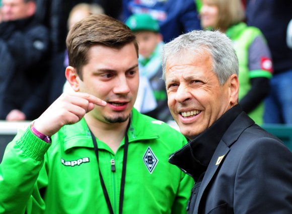 Kommt am Samstagabend mit Borussia Mönchengladbach in die Coface-Arena: Lucien Favre (r.), Landsmann des Mainzer Cheftrainers Martin Schmidt.