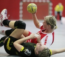 Kapitänin Laura Schmitt war in Neckarsulm einzige Mainzer Rückraumspielerin mit Torgefahr. Das war der große Unterschied zu den Gastegbern, die auf allen Positonen abschließen konnten.