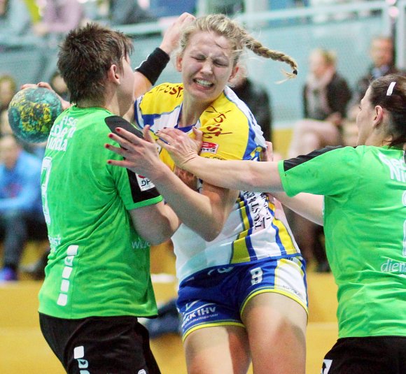 Lea Schuhknechts Rückraumtreffer waren maßgeblich dafür verantwortlich, dass die SG Bretzenheim sich in der zweiten Halbzeit im Spiel hielt und die Abwehrschwächen immer wieder ausbügelte. 