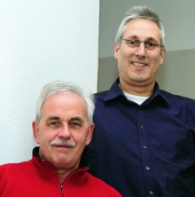 Stellen sich den Mitgliedern des Stadtsportverbandes zur Wahl: Alexander Reinemann (r.) tritt als Vorsitzender an, Gerhard Muy will Stellvertreter bleiben. Zum zweiten Stellvertreter soll Norbert Kramer gewählt werden.