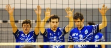 Mal sehen, wer am Samstag in der Lage ist, für die TGM Gonsenheim die Hände zu heben. Bei Torben Hapke (l.) sieht's gut aus, Frank Manenschijn (r.) sollte mehr als nur einen Arm in die Höhe bekommen, Kapitän Jan Steinborn (M.) hingegen ist krankgeworden.