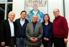 Der neue geschäftsführende Vorstand des USC Mainz, v.l.: Ulrich Kürten, Joachim Wegener, Vorsitzender Hans-Jürgen Schöfmann, Susanne Berlinghoff und Geschäftsführer Curt Zschernig. Es fehlt Michael Kaul. 