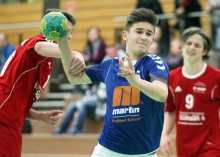 David Hilbert war der Haupttorschütze im Budenheimer Oberligateam der C-Jugend, das sich durch einen 26:24-Heimsieg gegen die TSG Friesenheim am vorletzten Spieltag den Titel sicherte.