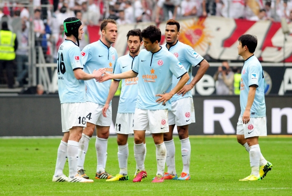 Die Statistik belegt den ersten Eindruck: Im Derby bei Eintracht Frankfurt brachten die 05-Profis die schlechtesten Laufwerte dieser Saison auf den Rasen.