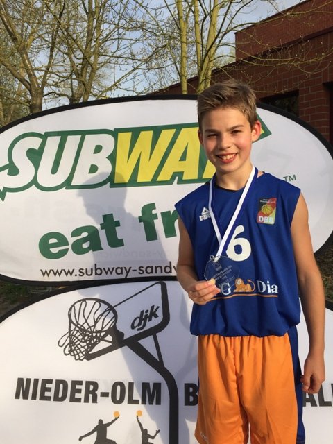 Glücklich über seinen bisher größten Erfolg: DJK-Talent Nicolas Mylonas.