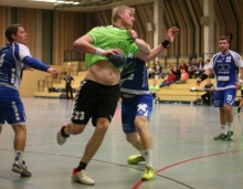 Max Scheer gibt sein letztes Hemd um endlich zu seinem Tor zu kommen. Das klappte in diesem Angriff sogar, allerdings zum ersten und einzigen Mal in dieser Partie.