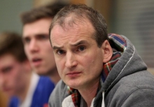 Ab und an musste Wolfgang Ortmann auch skeptisch dreinschauen, vor allem in seiner letzten Regionalligasaison mit den ASC-Männern. Künftig wird er auf der Bank des Würzburger JBBL-Teams sitzen.