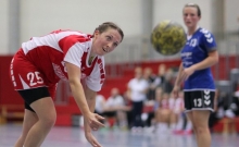 Abschied einer Institution: Kirsten Simon war im Heimspiel gegen den TV Schifferstadt letztmals für den FSV Mainz 05 im Einsatz. Die langjährige Kreisläuferin der Ersten Mannschaft war in der aktuellen Runde nur noch gelegentlich im Oberligateam zu sehen, jetzt steigt sie aus.