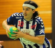 Traf, als es besonders wertvoll war: Lukas Scheers Rückraumschuss rettete den Sportfreunden Budenheim in Merzig einen Zähler.