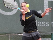 Musste gegen Esther Stumm in den Match-Tiebreak, setzte sich dann aber durch: Schott-Kapitänin Martina Klein.