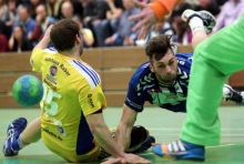 Hüne mit Tiefgang: Rückraumspieler Philipp Becker wich immer wieder auf die Kreisposition aus und erzielte von dort auch seine Treffer.