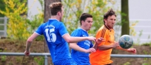 Auf einem guten Weg ist nicht nur die TSG Bretzenheim mit 25 Punkten aus den neun Spielen nach der Winterpausen, sondern auf Offensivmann Fynn Pierrets (r., beim 4.2-Sieg gegen den TSV Gau-Odernheim). 