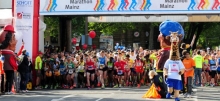 Startschuss zu einer rundum gelungenen Marathonveranstaltung: Auf und an der Strecke herrschte beste Stimmung.