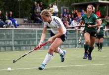 Jana Bayer hat 'nen Lauf: Die Stürmerin entwickelt sich zum wahren Julia-Brüning-Ersatz und glänzte gegen die TG Frankenthal mit einem Hattrick.