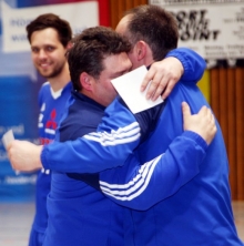 Unterschiedliche Typen, ein Team: Udo Henß (l.) und Michael Rink gaben nach fünf gemeinsamen Jahren in der Verantwortung beim TV Nieder-Olm ihre Aufgabe mit dem Saisonende ab. 