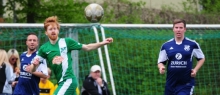 Nach dem Rückstand wachten die Marienborner auf. Timm Filtzinger (vorne) brachte die Gastgeber gegen den SV Gimbsheim mit 2:1 in Führung.