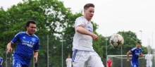 Florian Fiessler (r.) hatte in allen wesentlichen Szenen beim Essenheimer Sieg gegen Barbaros die Füße im Spiel...