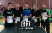 Eine coole Truppe (von links): Yannick Schneider, Marian Schug, Björn Baum, Dennis Müller und Jan Hillesheim.