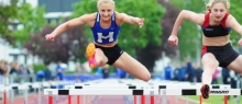 Angefangen bei den 100 Meter Hürden verbesserte Lena Neunecker sich in Bernhausen in fünf Disziplinen.