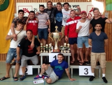 Starkes Team mit vielen Pokalen: Die Ringer des ASV Mainz 88 beendeten den Großen Preis von Baienfurt mit fünf Einzelsiegen und dem Erfolg im Mannschaftswettbewerb.