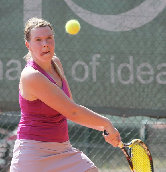 Sabrina Laven (TSG) schien auf einem guten Weg zu sein, zumindest den Match-Tiebreak zu erreichen...