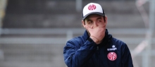 Da konnte man auch mal eine Glücksträne aus dem Gesicht wischen: Mit einem 1:1 gegen den Chemnitzer FC sicherten sich Trainer Sandro Schwarz und die U23 des FSV Mainz 05 den Verbleib in der Dritten Liga.